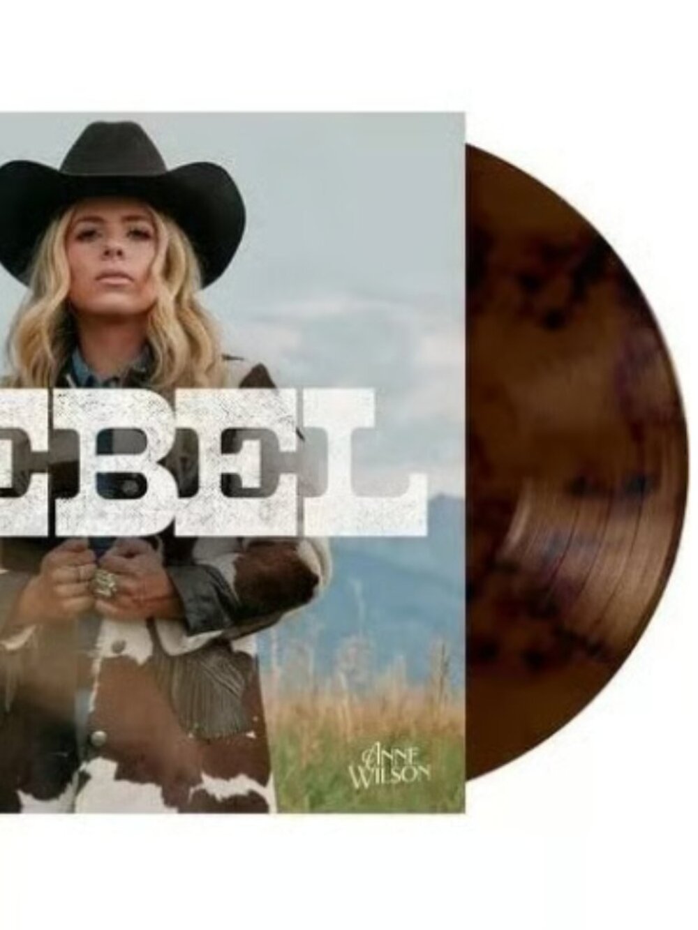 Anne Wilson Rebel LP ~ Exclusive Colored Vinyl (Hardwood Brown) ~ New/Sealed!